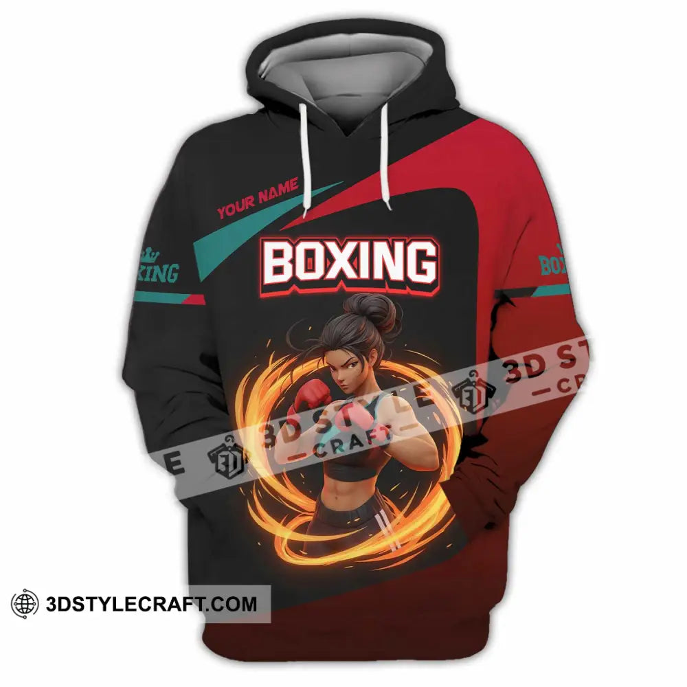 Unisex Shirt Custom Boxing Sport Shirt Hoodie / S T shirt