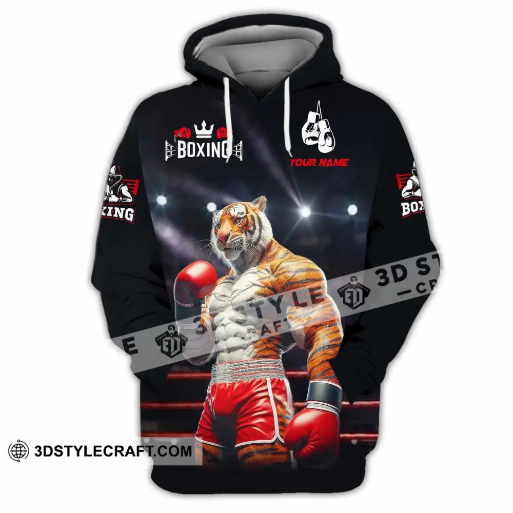 Unisex Shirt - Custom Boxing Tiger Shirt Hoodie / S T-shirt