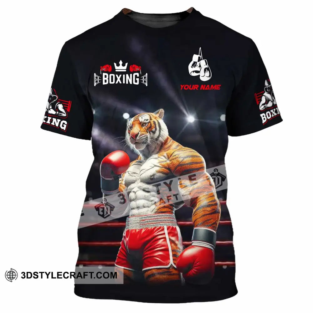 Unisex Shirt - Custom Boxing Tiger Shirt T-Shirt / S T-shirt