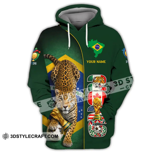 Unisex Shirt - Custom Brasil 3D Shirt style option 2