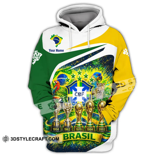 Unisex Shirt - Custom Brasil 3D Shirt style option 2
