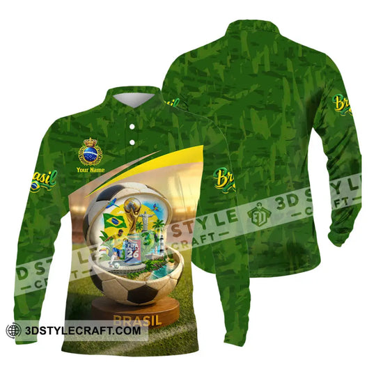Unisex Shirt - Custom Brasil 3D Shirt style option 4