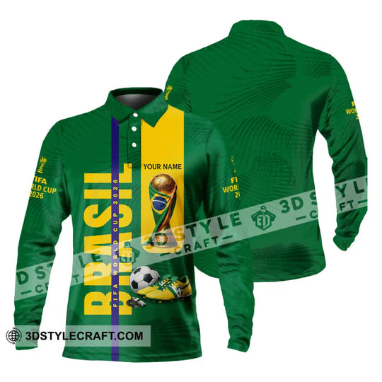 Unisex Shirt - Custom Brasil 3D Shirt style option 4
