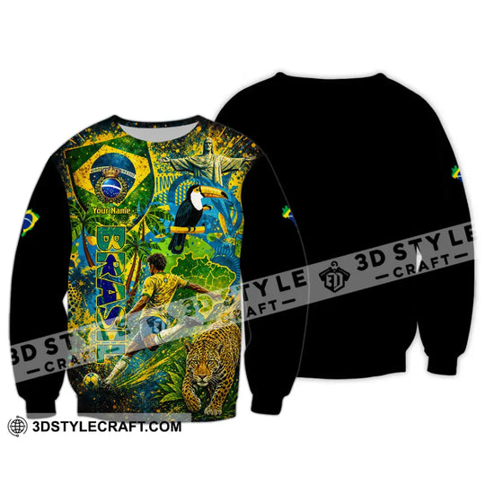 Unisex Shirt - Custom Brasil 3D Shirt style option 3
