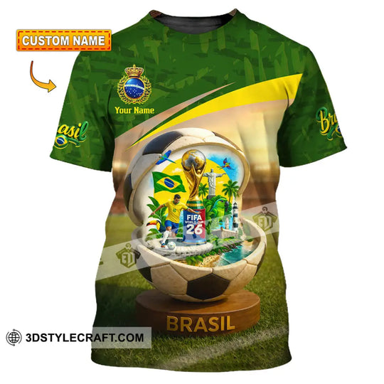Unisex Shirt - Custom Brasil 3D Shirt style option 1