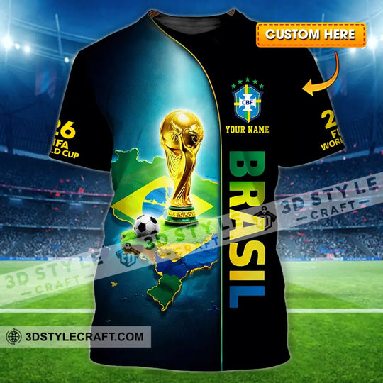 Unisex Shirt - Custom Brasil 3D Shirt style option 1