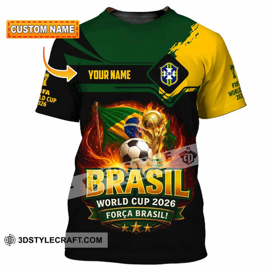 Unisex Shirt - Custom Brasil 3D Shirt style option 1