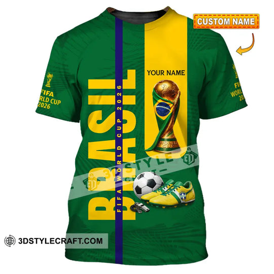 Unisex Shirt - Custom Brasil 3D Shirt style option 1