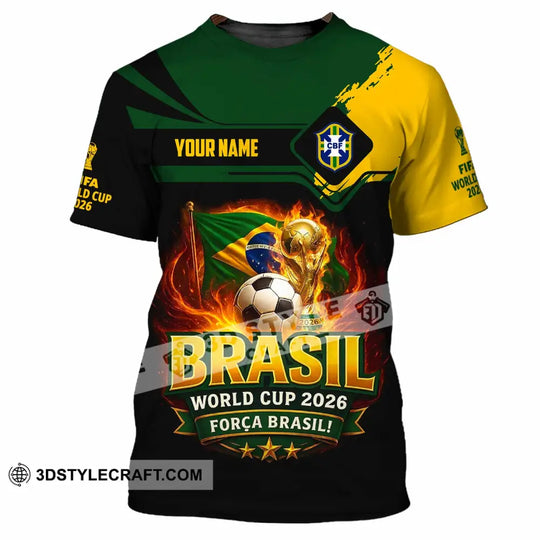 Unisex Shirt - Custom Brasil 3D Shirt style option 4