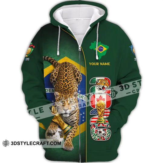Unisex Shirt - Custom Brasil 3D Shirt style option 3