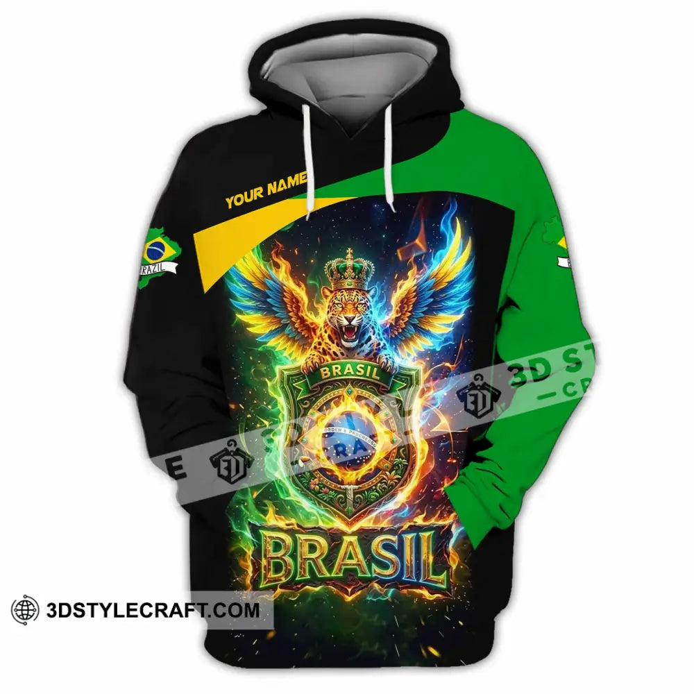Unisex Shirt - Custom Brasil Shirt - Hoodie / S - T-shirt