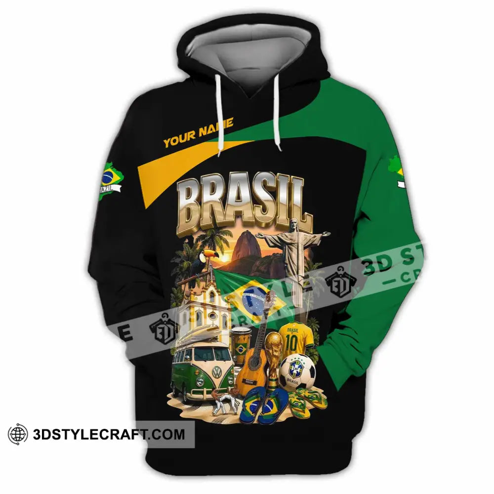 Unisex Shirt - Custom Brasil Shirt - Hoodie / S - T-shirt