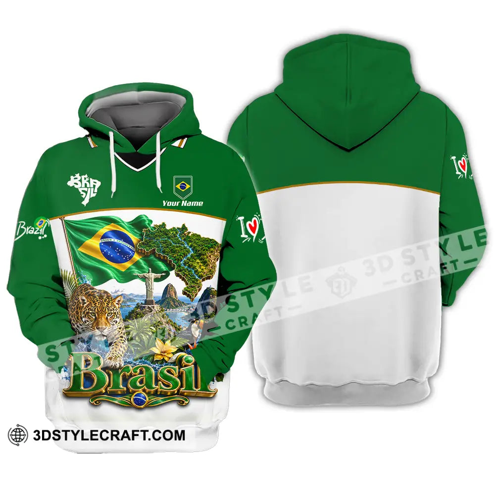 Unisex Shirt - Custom Brasil Shirt - Hoodie / S - T-shirt