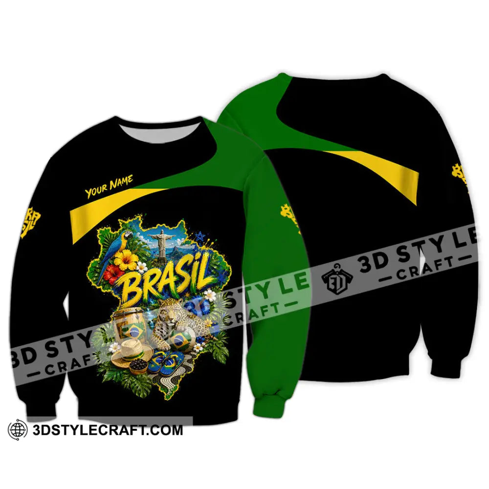 Unisex Shirt - Custom Brasil Shirt - Long Sleeve / S - T-shirt