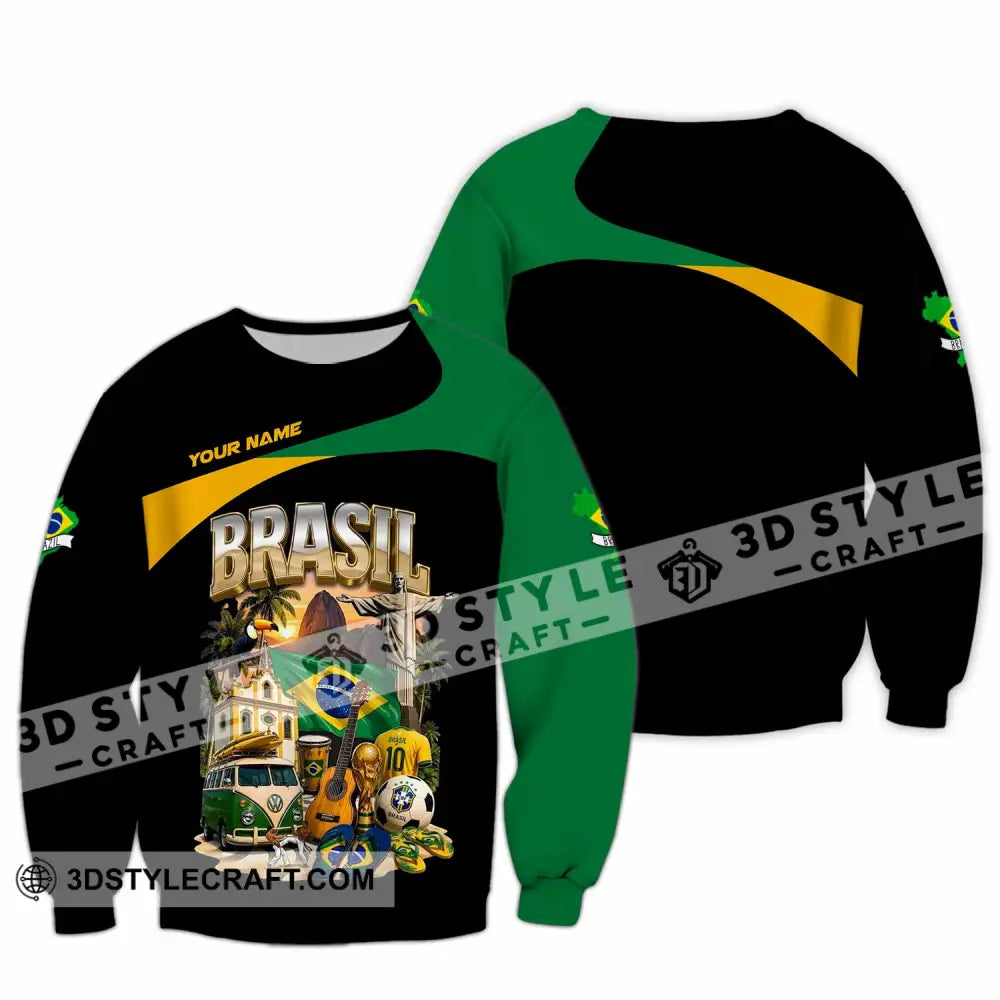 Unisex Shirt - Custom Brasil Shirt - Long Sleeve / S - T-shirt