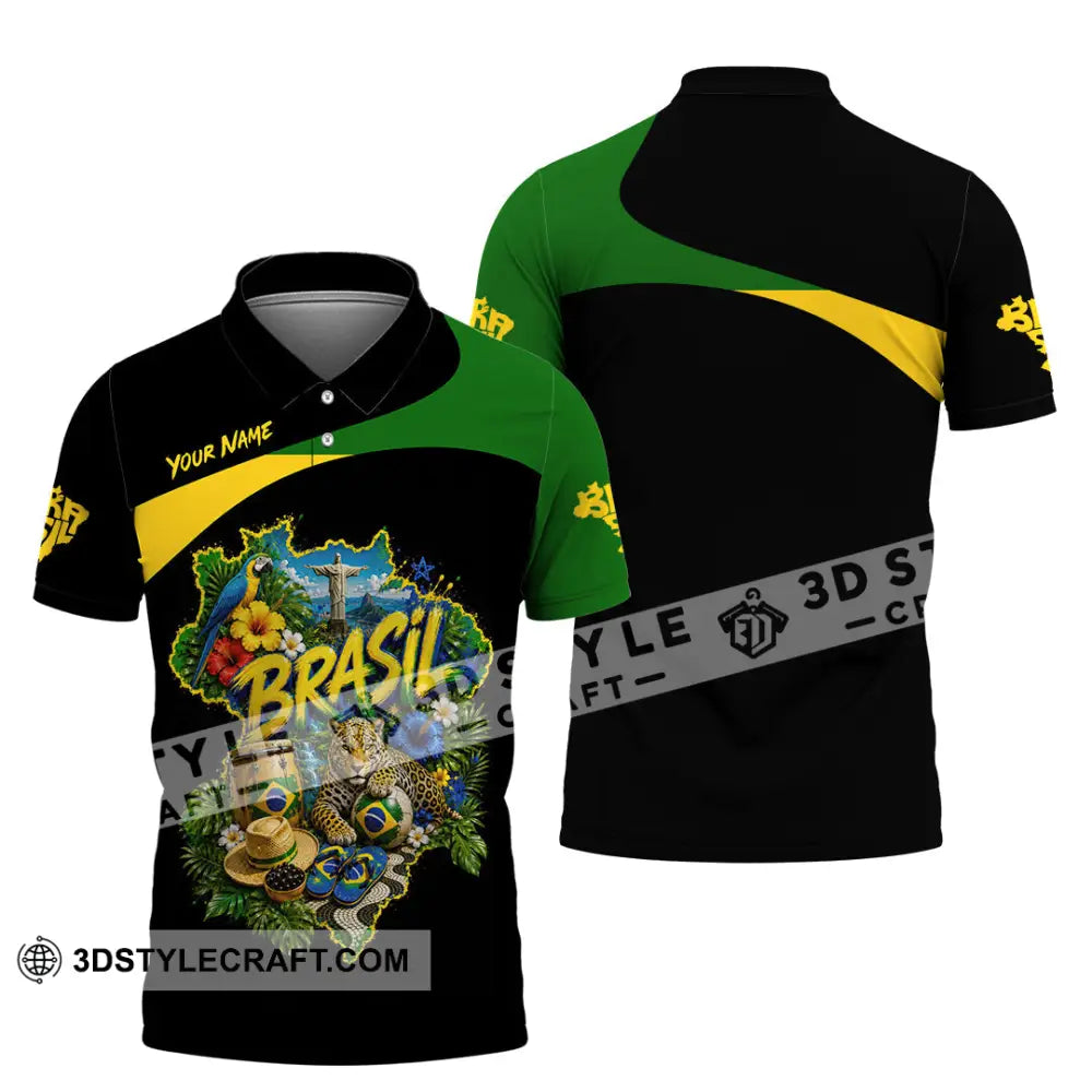 Unisex Shirt - Custom Brasil Shirt - Polo Shirt / S - T-shirt