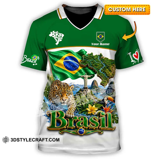 Unisex Shirt - Custom Brasil Shirt style option 1