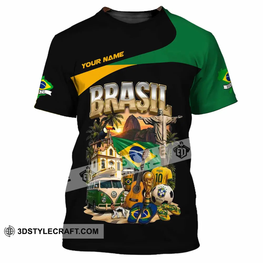 Unisex Shirt - Custom Brasil Shirt - T-Shirt / S - T-shirt