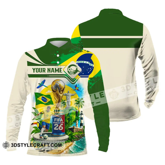 Unisex Shirt - Custom Brazil 3D Shirt style option 4