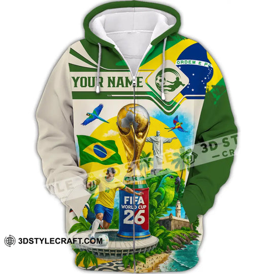 Unisex Shirt - Custom Brazil 3D Shirt style option 2