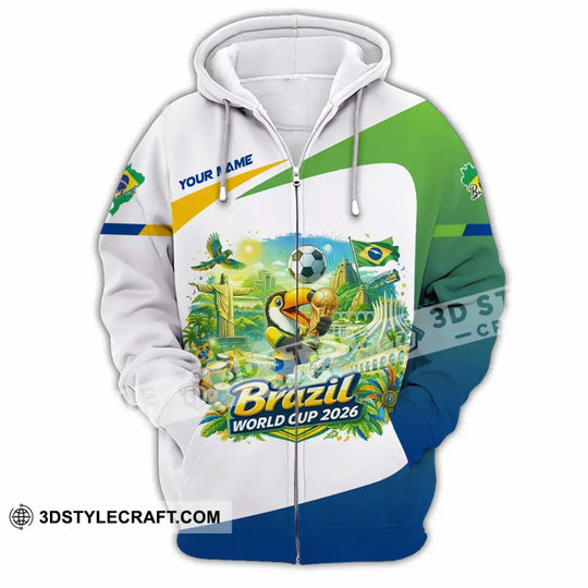 Unisex Shirt - Custom Brazil 3D Shirt style option 4
