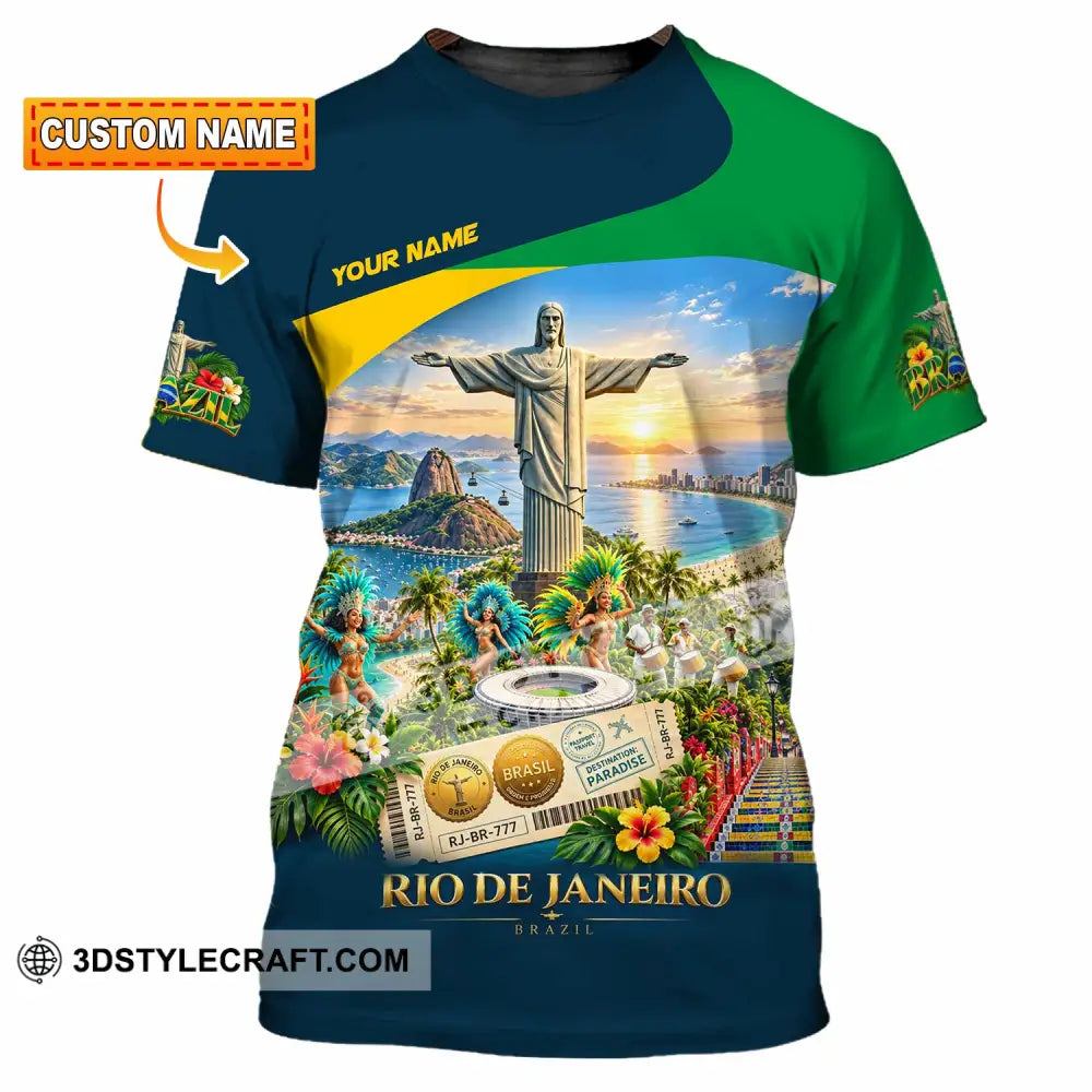 Unisex Shirt - Custom Brazil Shirt - T-shirt