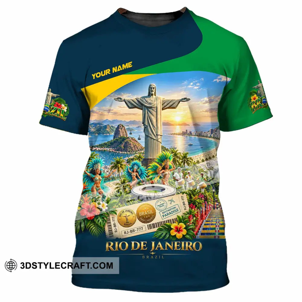 Unisex Shirt - Custom Brazil Shirt - T-Shirt / S - T-shirt
