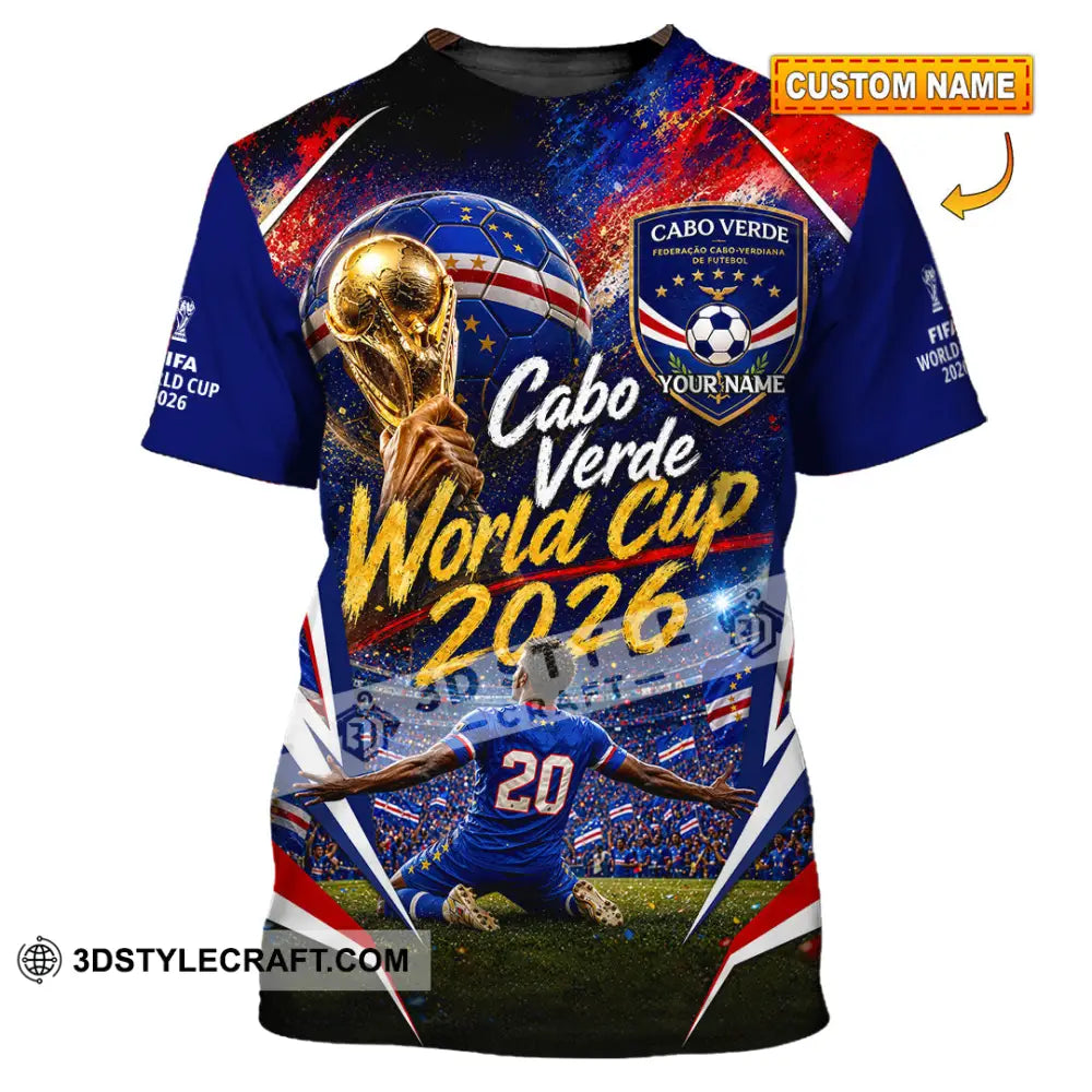Unisex Shirt - Custom Cabo Verde World Cup 2026 Shirt - T-shirt