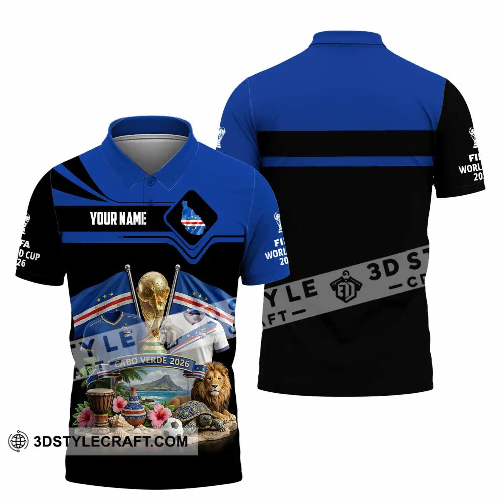 Unisex Shirt - Custom Cabo Verde World Cup 2026 3D Shirt - Polo Shirt / S - T-shirt