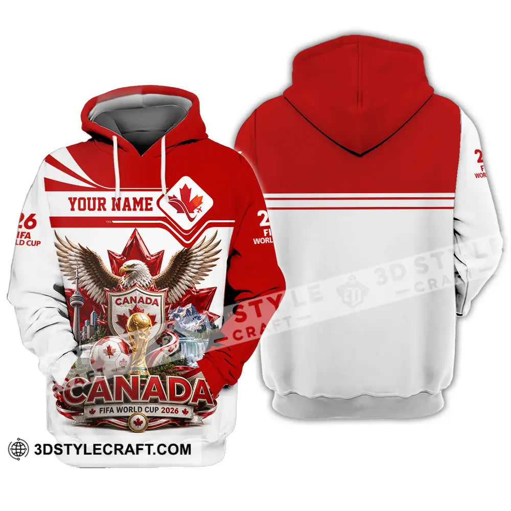 Unisex Shirt - Custom Canada World Cup 2026 Shirt - Hoodie / S - T-shirt