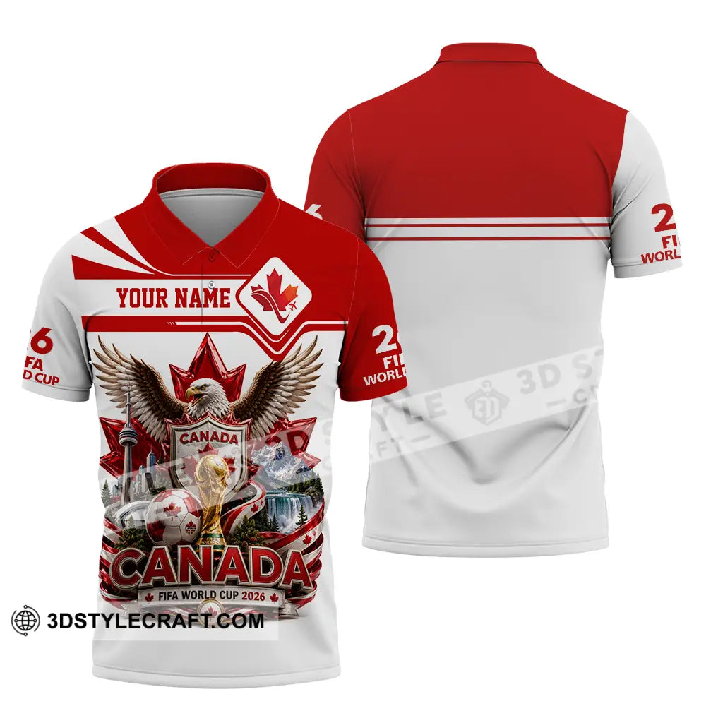 Unisex Shirt - Custom Canada World Cup 2026 Shirt - Polo Shirt / S - T-shirt