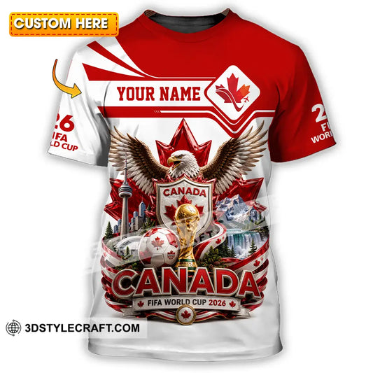 Unisex Shirt - Custom Canada World Cup 2026 Shirt - T-shirt