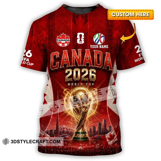 Unisex Shirt - Custom Canada World Cup 2026 Shirt - T-shirt