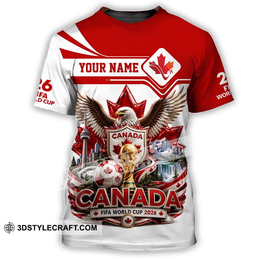 Unisex Shirt - Custom Canada World Cup 2026 Shirt - T-Shirt / S - T-shirt