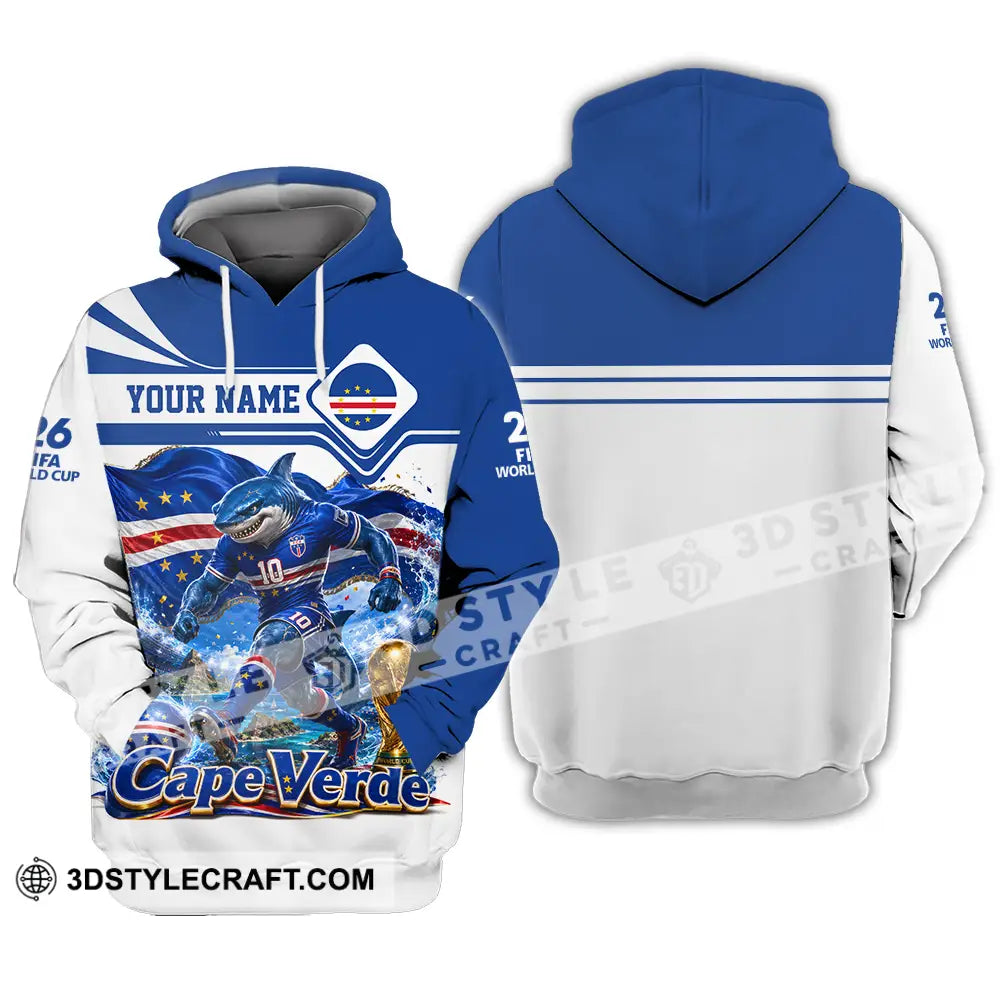 Unisex Shirt - Custom Cape Verde World Cup 2026 Shirt - Hoodie / S - T-shirt