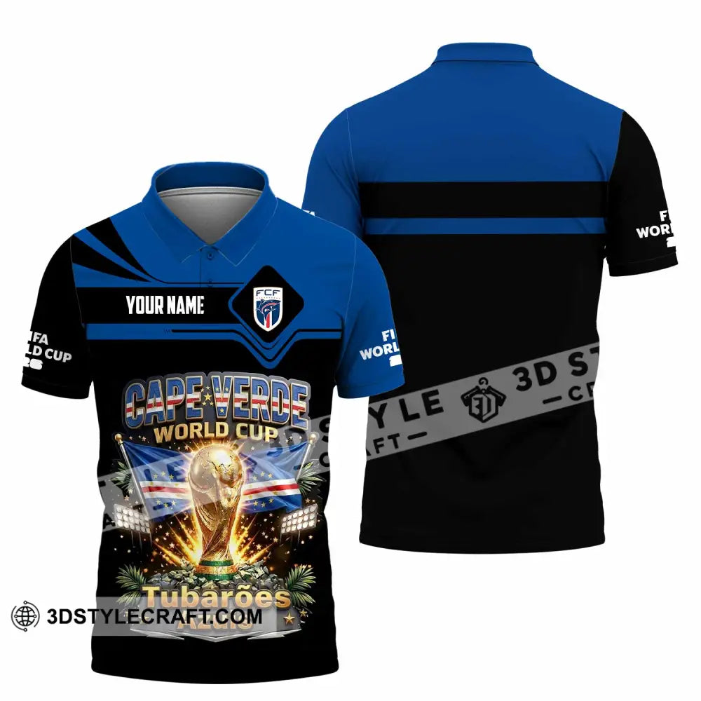 Unisex Shirt - Custom Cape Verde World Cup 2026 Shirt - Polo Shirt / S - T-shirt