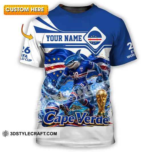 Unisex Shirt - Custom Cape Verde World Cup 2026 Shirt - T-shirt