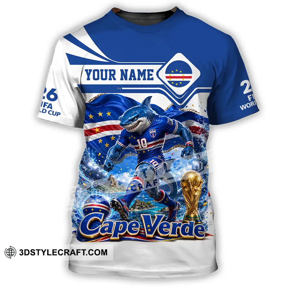Unisex Shirt - Custom Cape Verde World Cup 2026 Shirt - T-Shirt / S - T-shirt