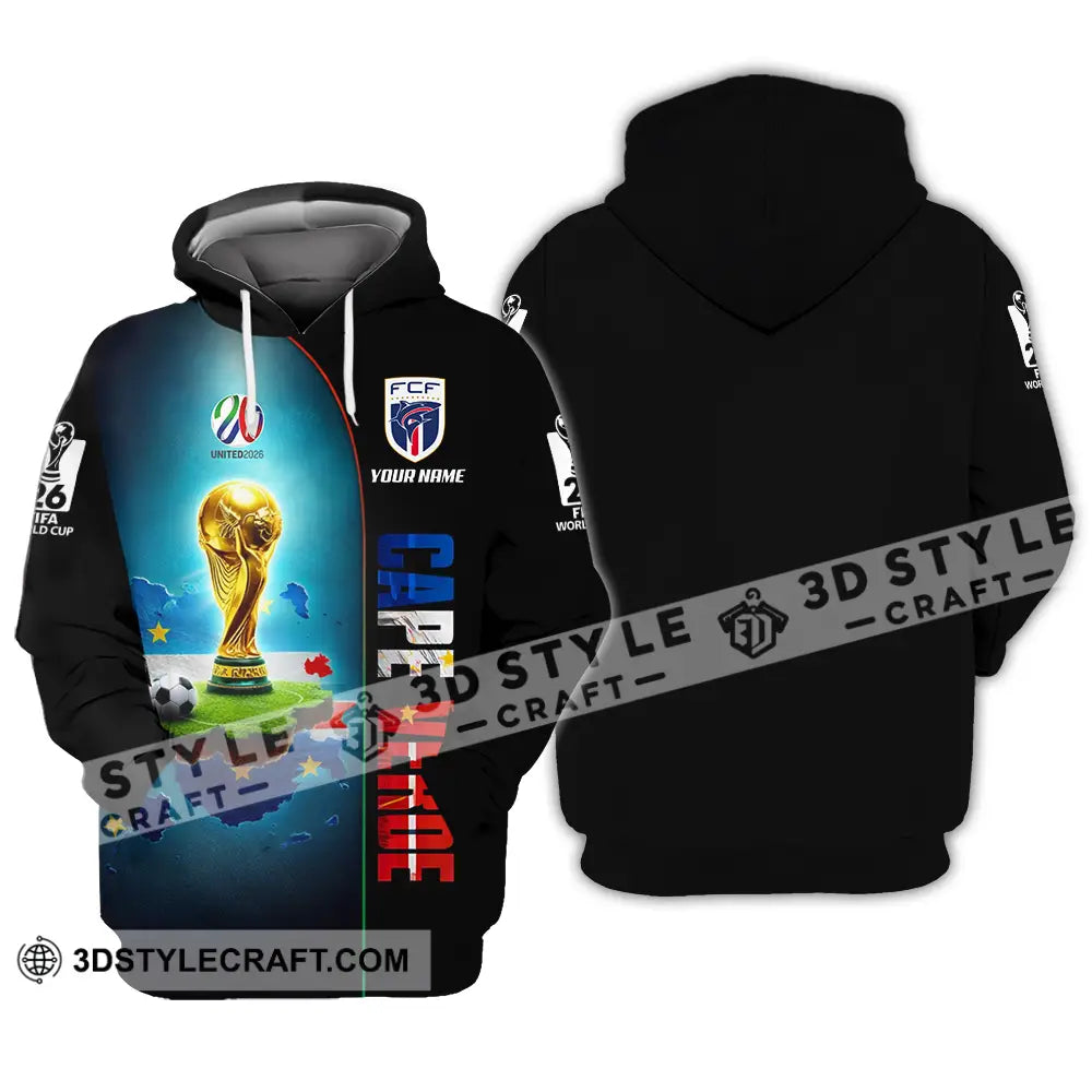 Unisex Shirt - Custom Cape Verde World Cup 2026 3D Shirt - Hoodie / S - T-shirt