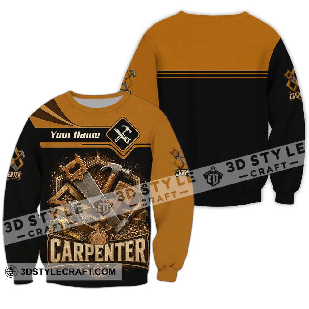Unisex Shirt - Custom Carpenter Shirt - Long Sleeve / S - T-shirt