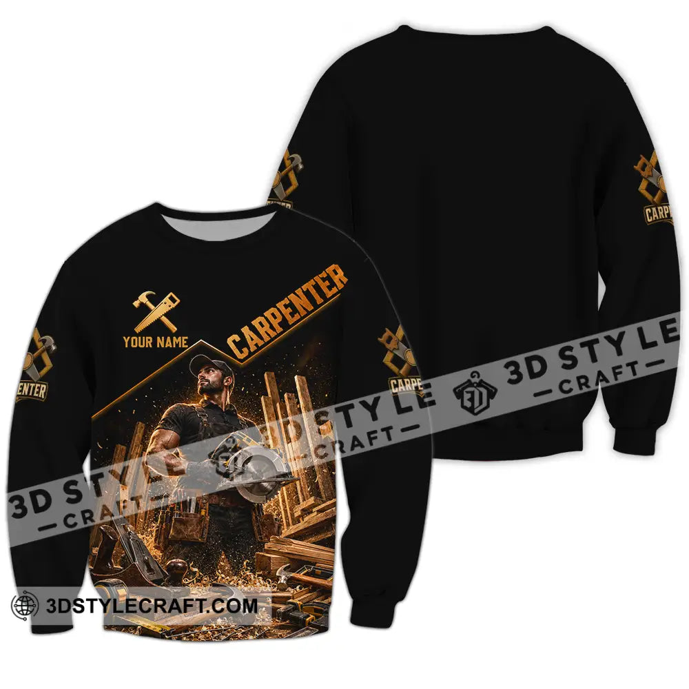 Unisex Shirt - Custom Carpenter Shirt - Long Sleeve / S - T-shirt