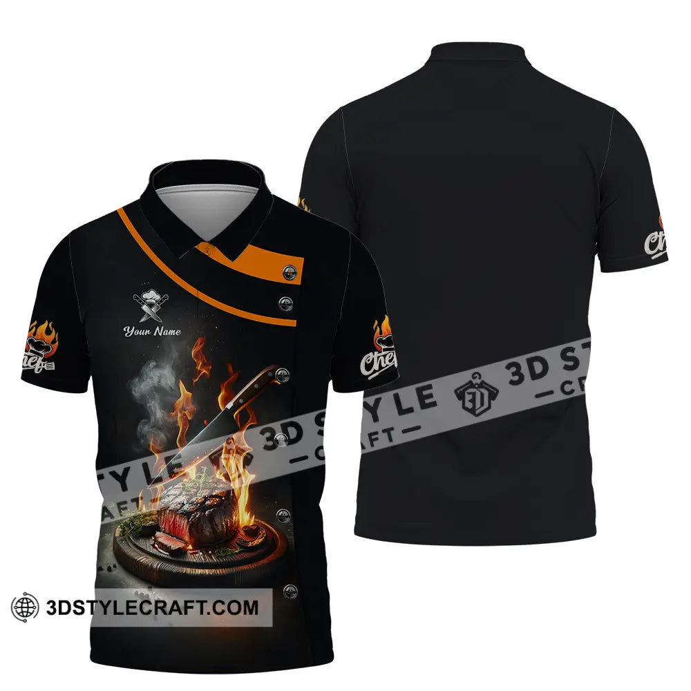 Unisex Shirt - Custom Chef 3D Shirt Polo Shirt / S T-shirt