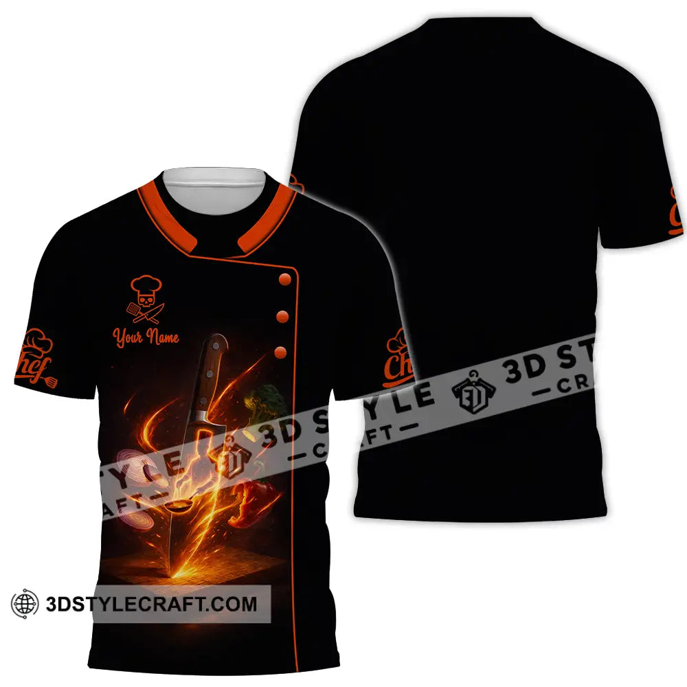 Unisex Shirt - Custom Chef 3D Shirt T-Shirt / S T-shirt
