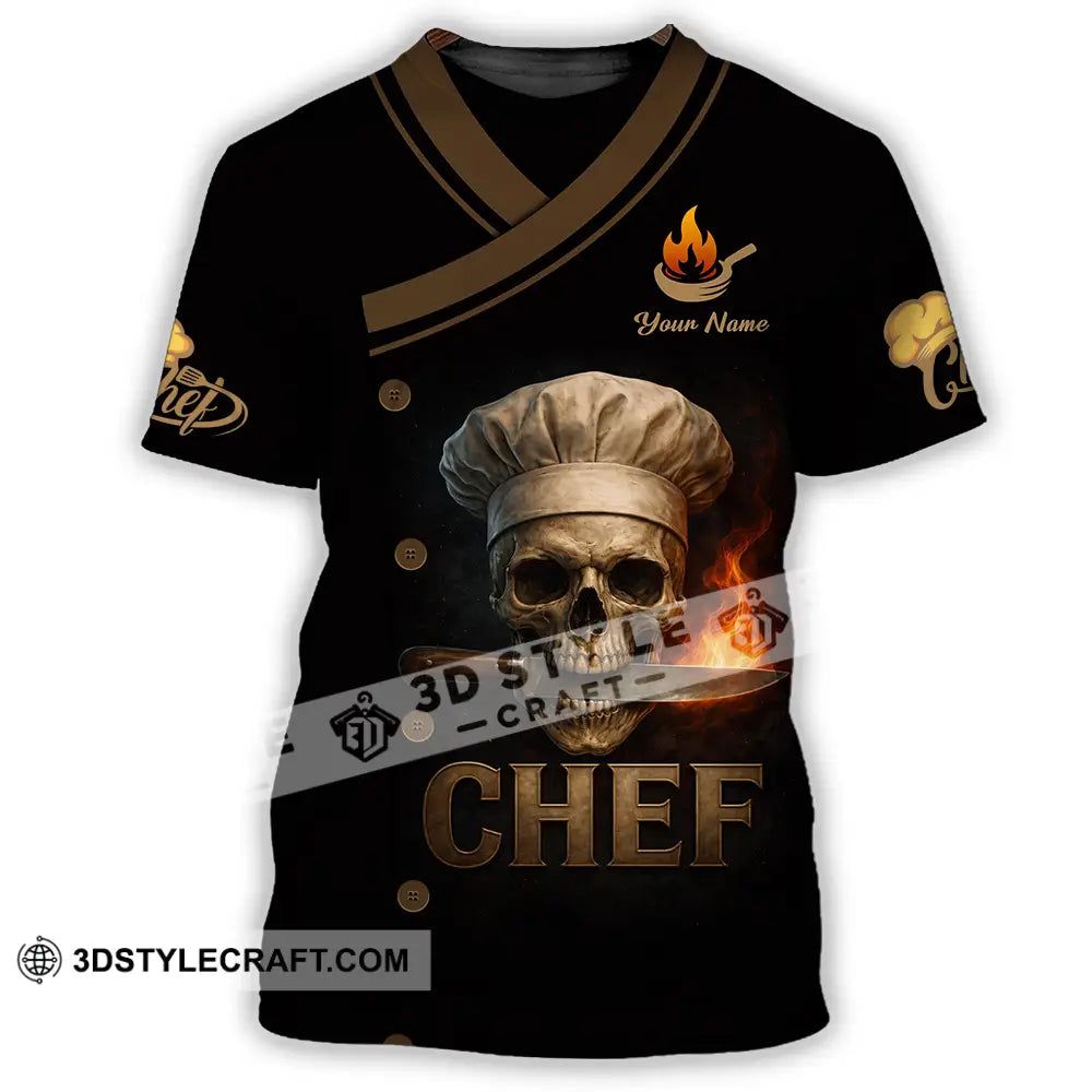 Unisex Shirt - Custom Chef 3D Shirt T-Shirt / S T-shirt