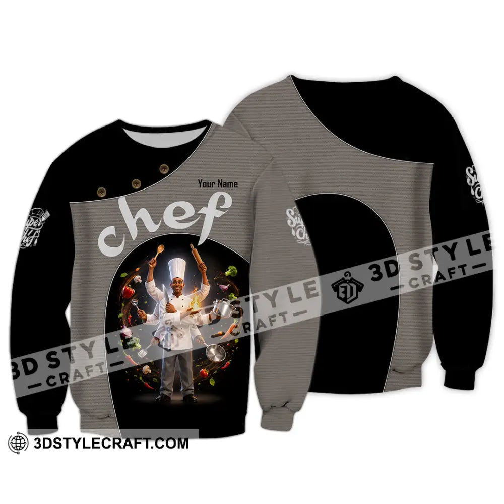 Unisex Shirt - Custom Chef Shirt - Long Sleeve / S - T-shirt