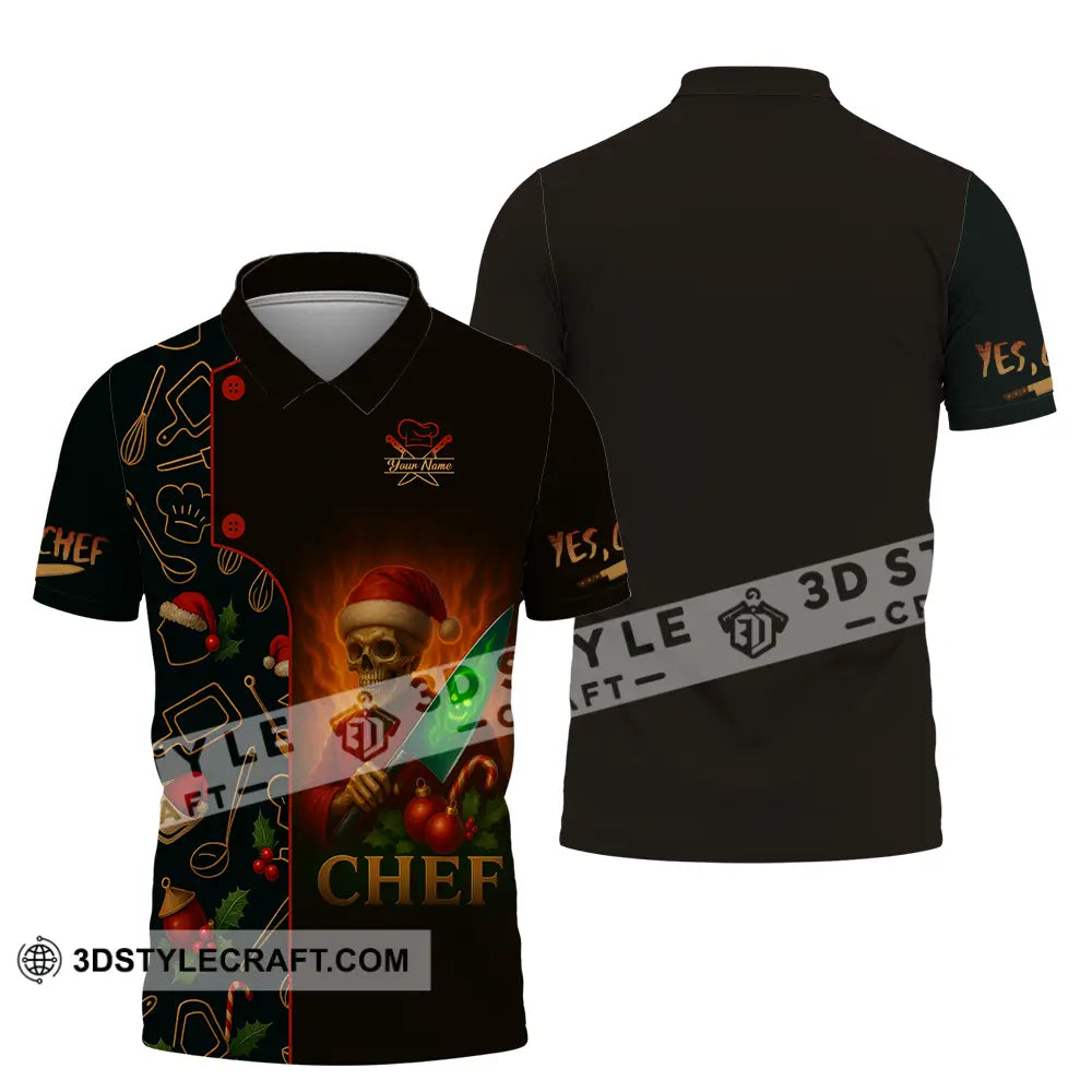 Unisex Shirt - Custom Chef Shirt Polo Shirt / S T-shirt
