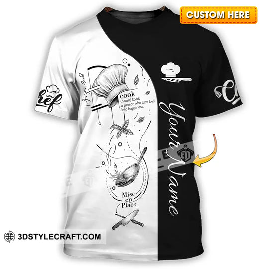 Unisex Shirt - Custom Chef Shirt style option 1