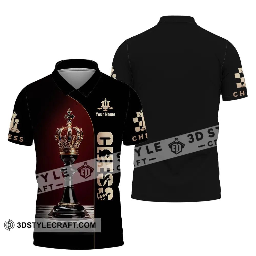 Unisex Shirt - Custom Chess 3D Shirt Polo Shirt / S T-shirt