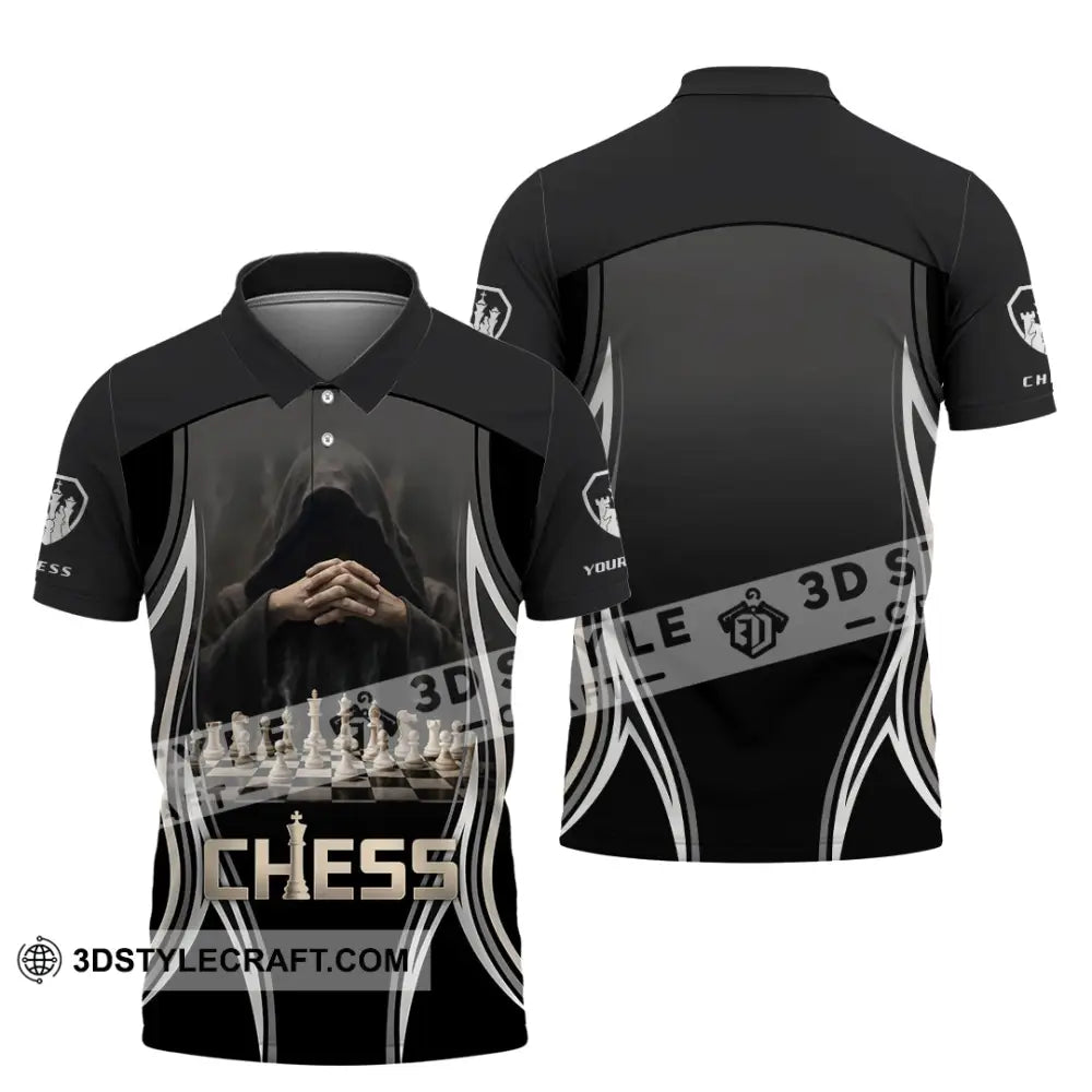 Unisex Shirt - Custom Chess 3D Shirt - Polo Shirt / S - T-shirt
