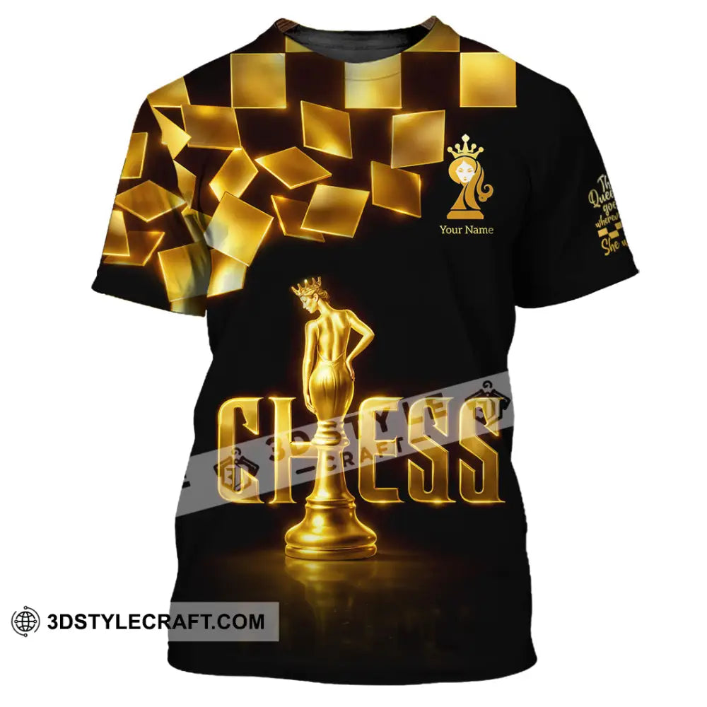 Unisex Shirt - Custom Chess 3D Shirt - T-Shirt / S - T-shirt